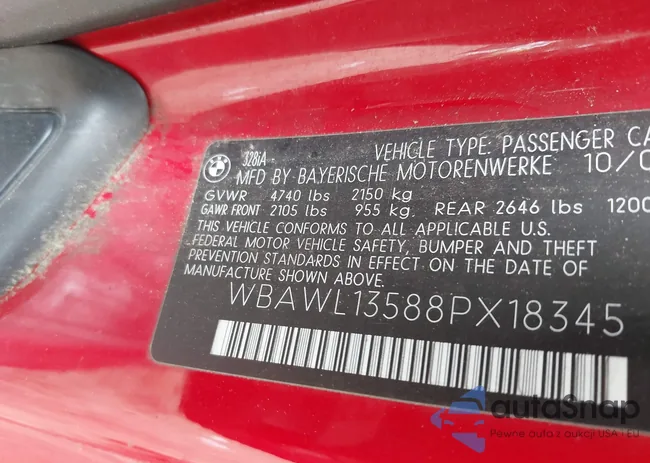 WBAWL13588PX18345: 42419909