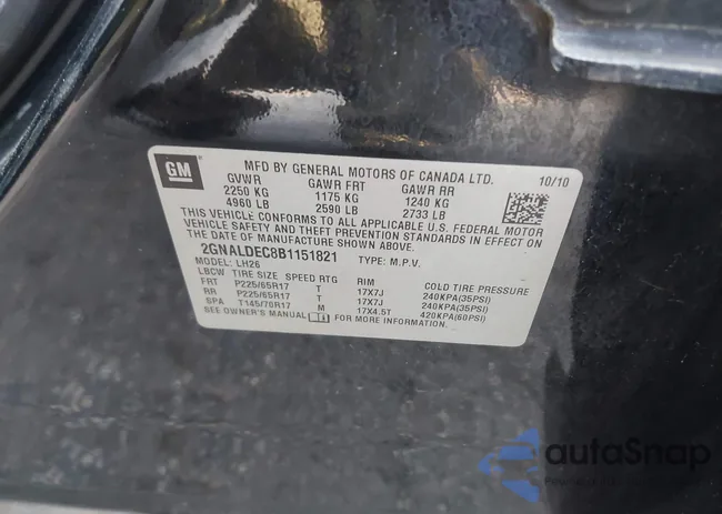 2GNALDEC8B1151821: 42420238