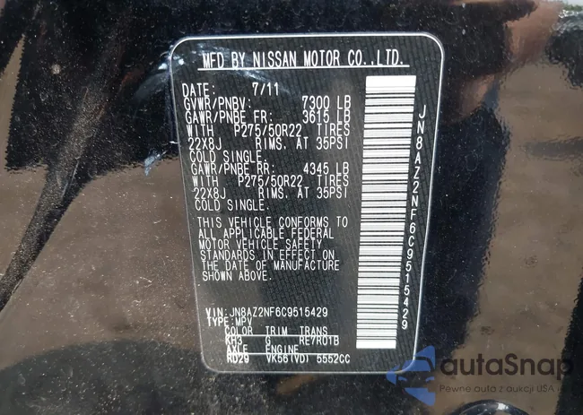 JN8AZ2NF6C9515429: 42419473