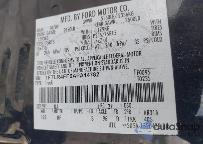 1FTLR4FE6APA14782: 42419477