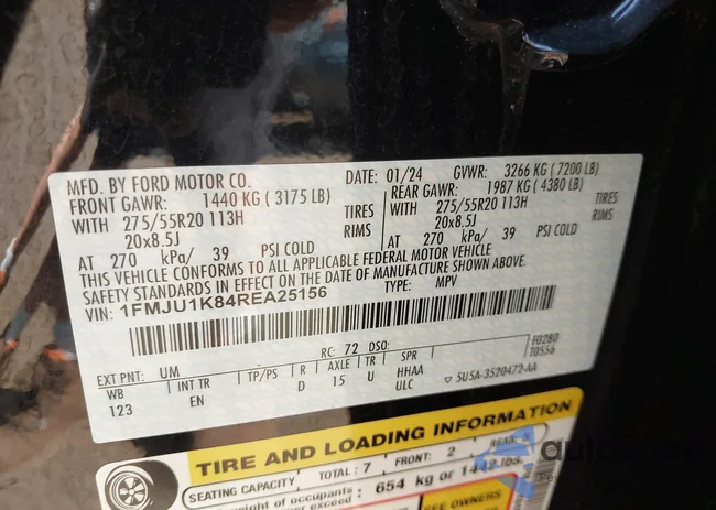 1FMJU1K84REA25156: 42420873