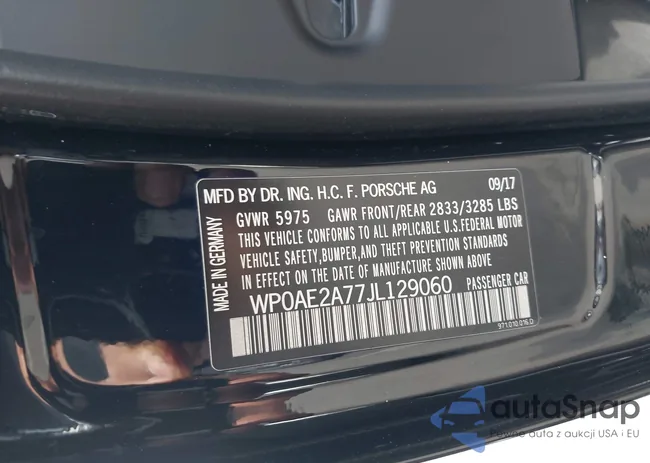 WP0AE2A77JL129060: 42420977