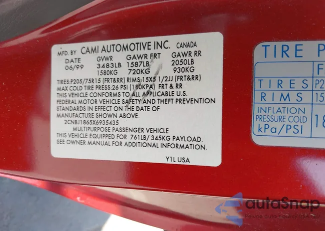 2CNBJ1865X6935435: 42421108