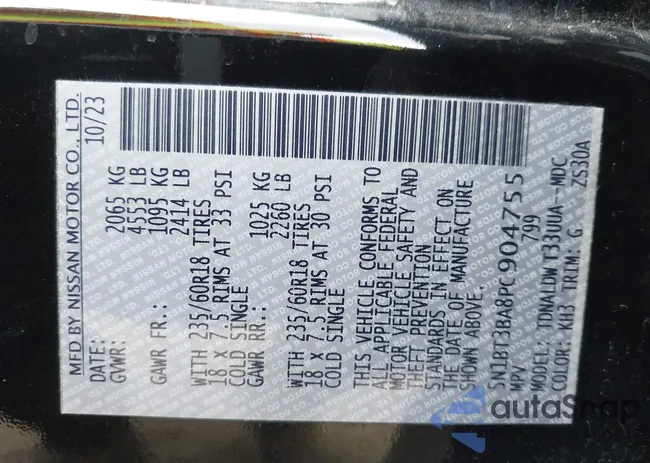 5N1BT3BA8PC904755: 42421369