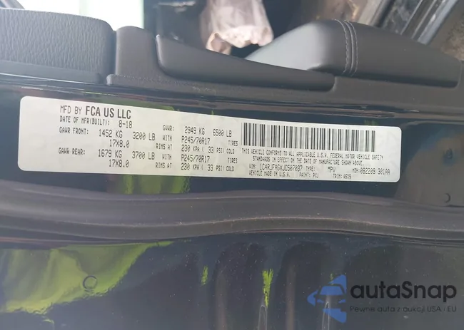 1C4RJFAGXJC507037: 42420694