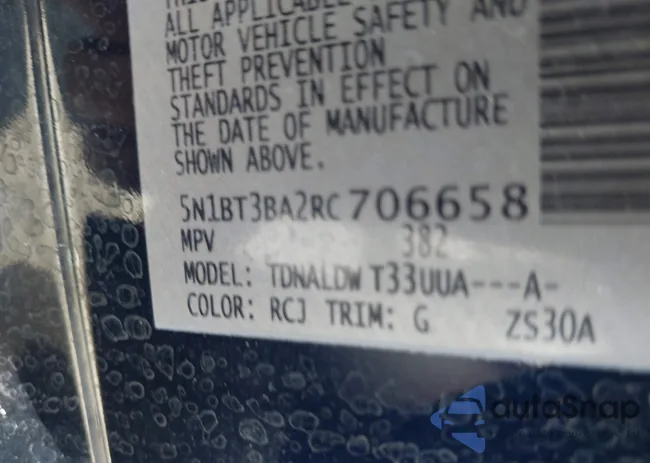 5N1BT3BA2RC706658: 42420820