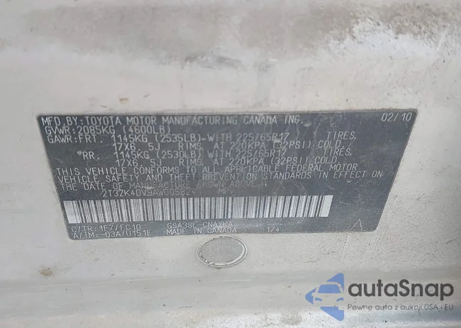 2T3ZK4DV9AW005824: 42421869