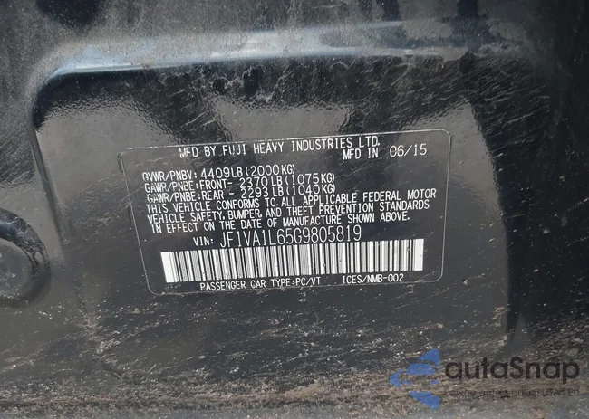 JF1VA1L65G9805819: 42422223