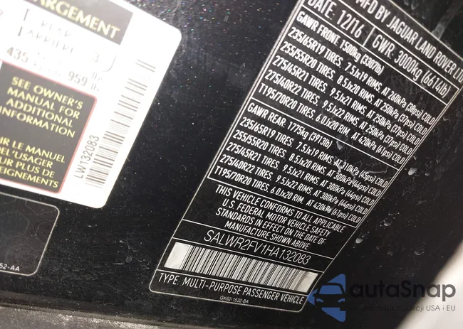 SALWR2FV1HA132083: 42422331