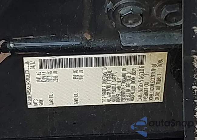 1N4AL2AP5CN566106: 42421553