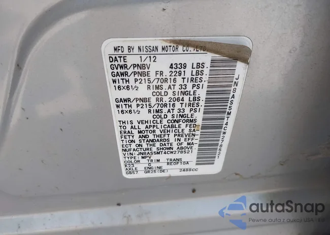 JN8AS5MT4CW278521: 42422915