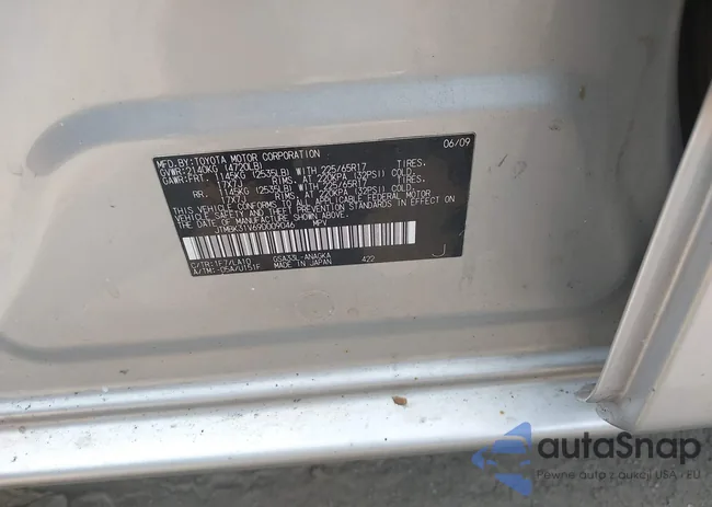 JTMBK31V69D009046: 42423046