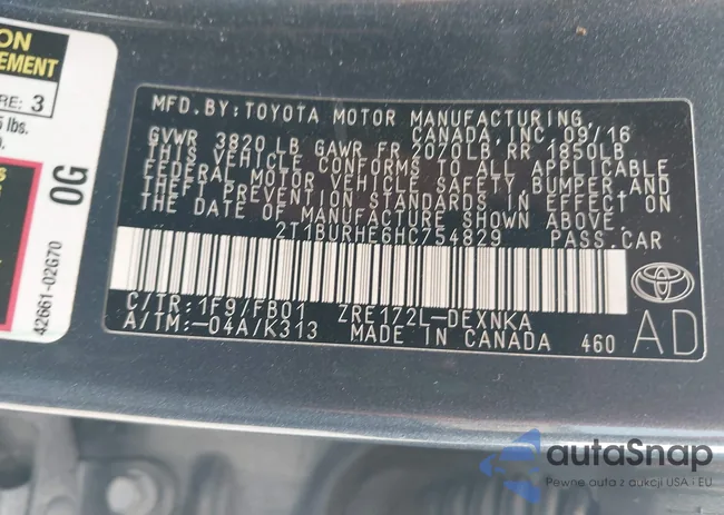 2T1BURHE6HC754829: 42423064