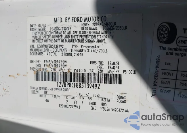 1ZVBP8CF8B5139492: 42423149