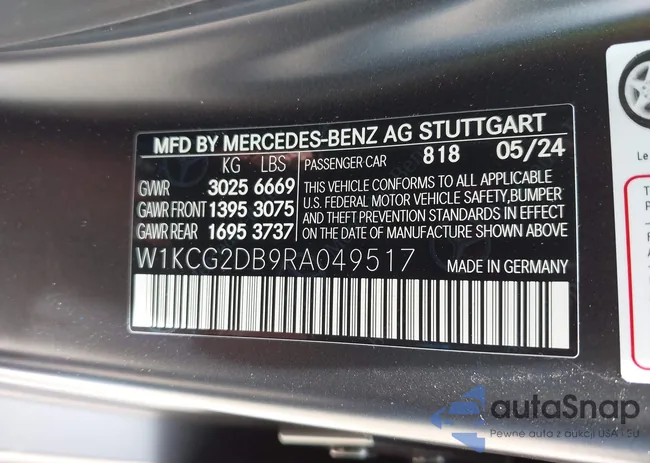 W1KCG2DB9RA049517: 42423153