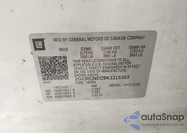 2GCRCNEC9K1115363: 42423279