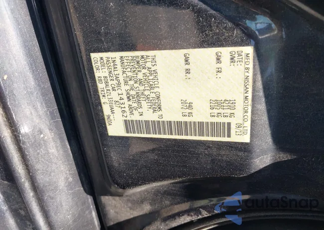 1N4AL3AP9EC143162: 42423312