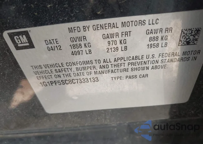 1G1PF5SC8C7333133: 42423323