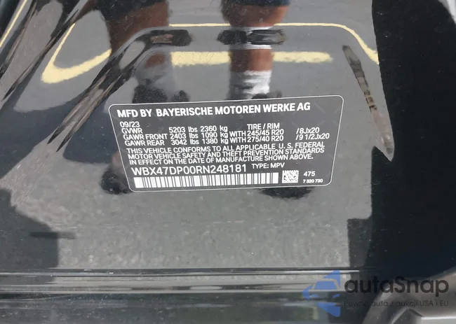 WBX47DP00RN248181: 42423420