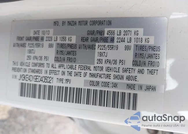 JM3KE4DY9E0406021: 42422622