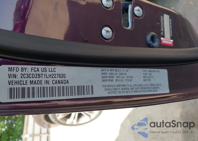 2C3CDZBT1LH227635: 42422693