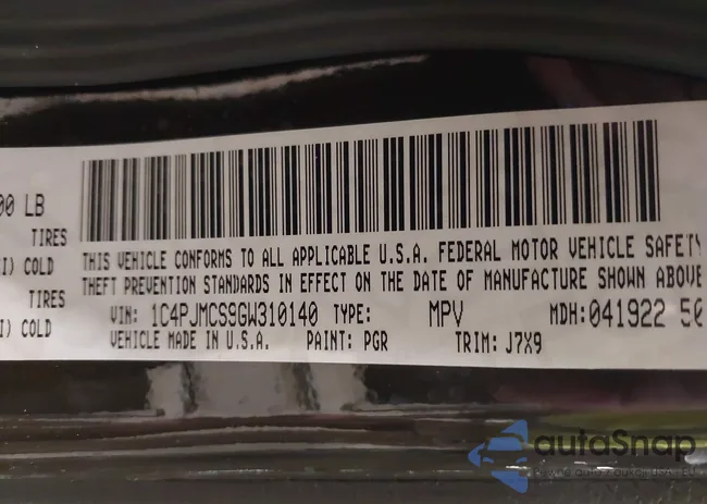 1C4PJMCS9GW310140: 42423922