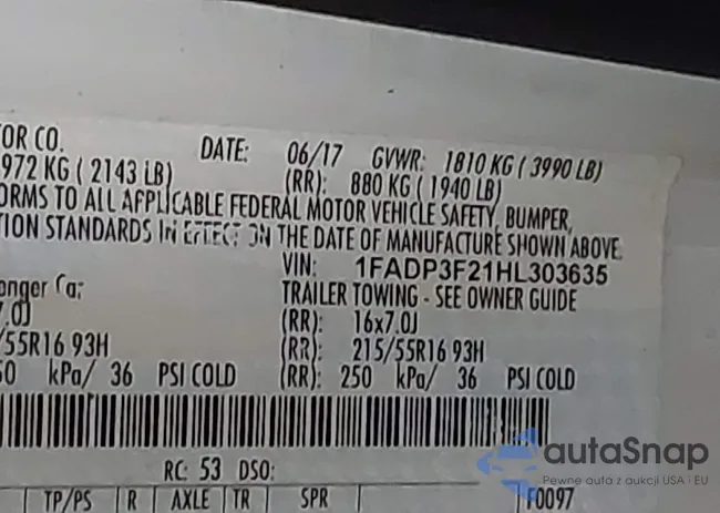 1FADP3F21HL303635: 42423956