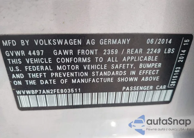 WVWBP7AN2FE803511: 42424094