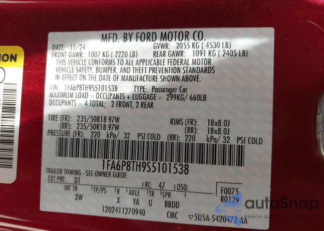 1FA6P8TH9S5101538: 42424384