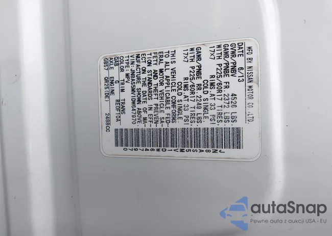 JN8AS5MV1DW647970: 42424409