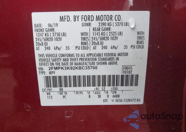 2FMPK3K92KBC35700: 42423810