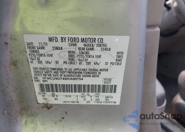 1FMCU9D74BKA90754: 42424913