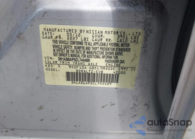 3N1AB6AP5CL744409: 42424939