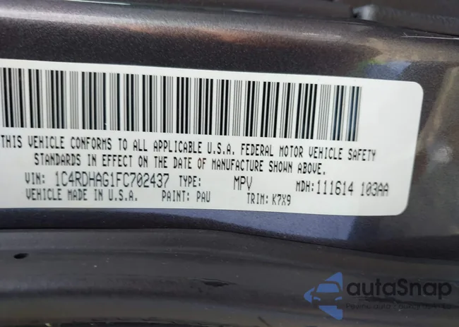 1C4RDHAG1FC702437: 42425027