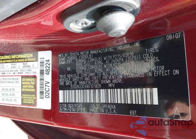 5TDZK23C48S101828: 42425037