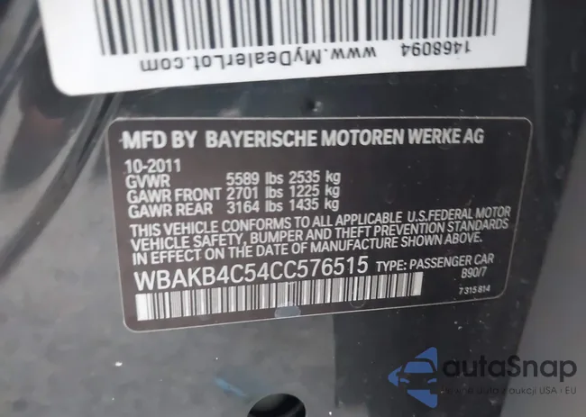 WBAKB4C54CC576515: 42425218