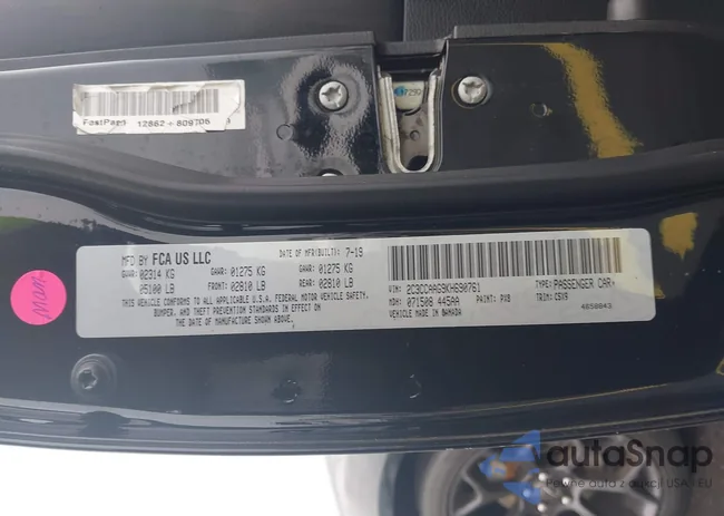 2C3CCAAG9KH690761: 42425245