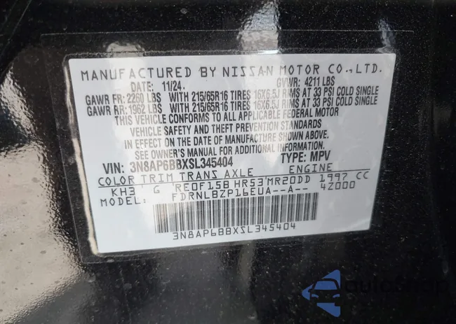 3N8AP6BBXSL345404: 42425266