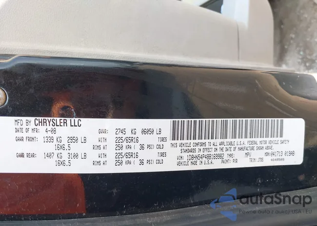 1D8HN54P48B169982: 42425301