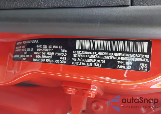 ZACNJBBB3KPJ94756: 42424560