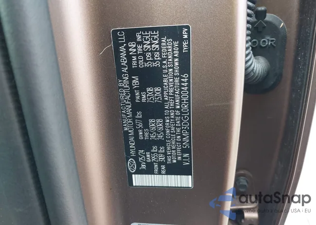 5NMP3DGL0RH004446: 42424729