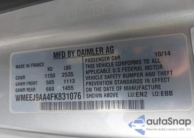 WMEEJ9AA4FK831076: 42424797