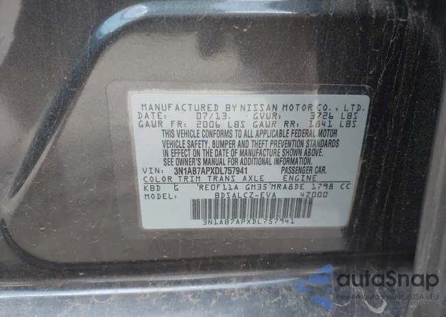 3N1AB7APXDL757941: 42424826