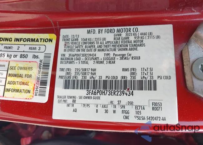 3FA6P0H73ER239434: 42426032