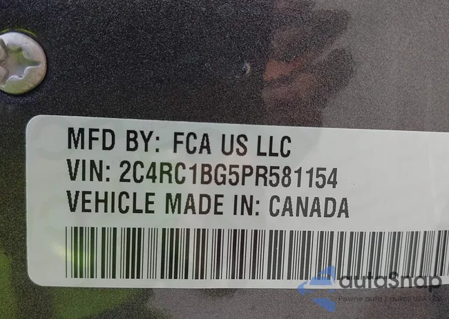 2C4RC1BG5PR581154: 42425469