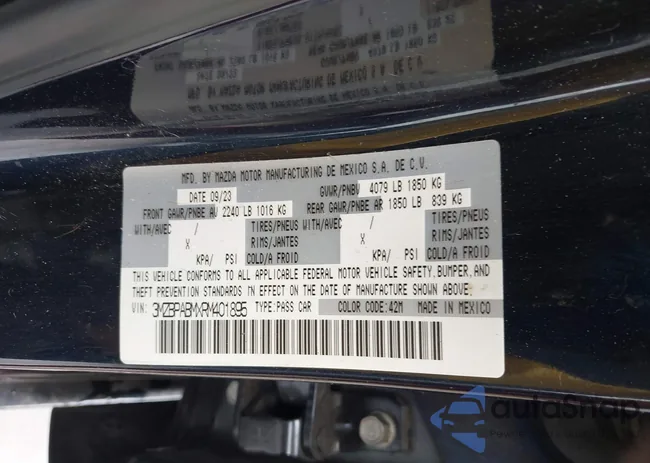 3MZBPABMXRM401895: 42426961