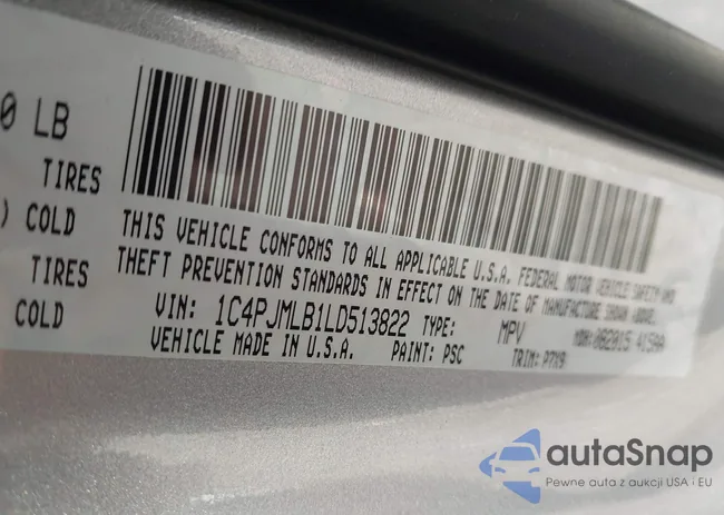 1C4PJMLB1LD513822: 42427128