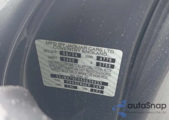 SAJWA79C55SG39925: 42427149