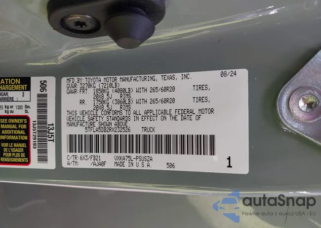 5TFLA5DB2RX232526: 42427174