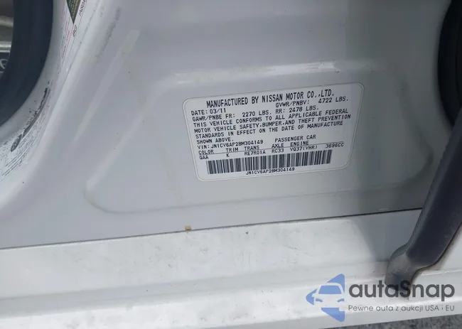 JN1CV6AP2BM304149: 42427320